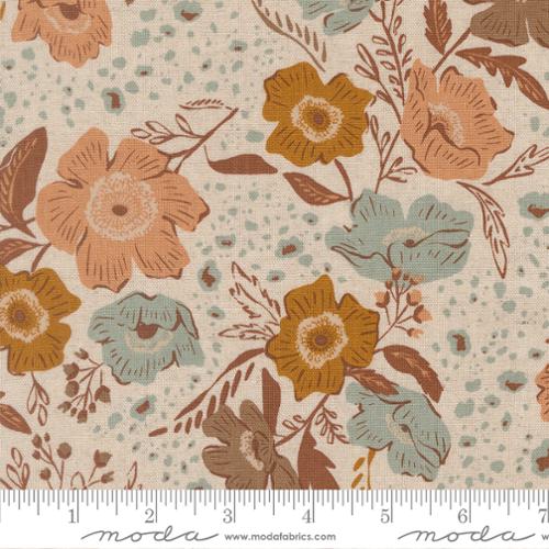 Floral Flourish Eggshell Mochi Linen- Wellspring