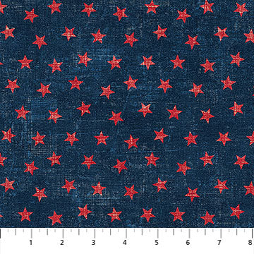 Red Stars on Navy- American Heartland