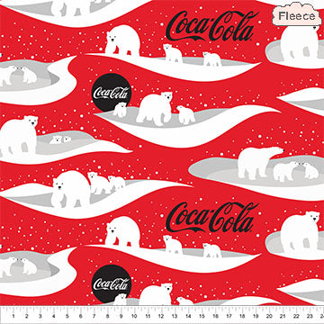 Coca Cola- Polar Winter Scenes Sweatshirt Fleece