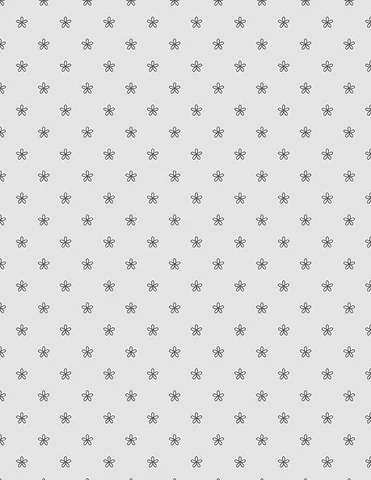 Ditsy Floral Light Gray- Cottage Reverie