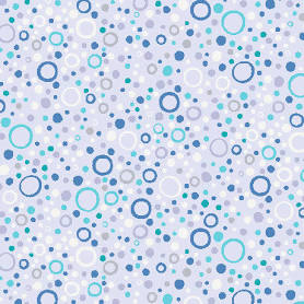 Pale Lilac Bubbles Flannel- Little Squirt