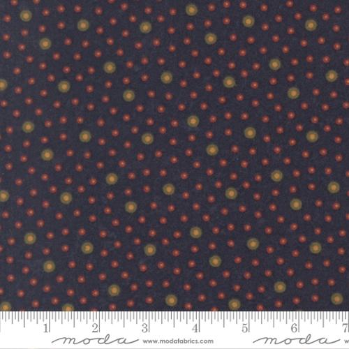 Indigo Rain Drop Dots- Flannel Season