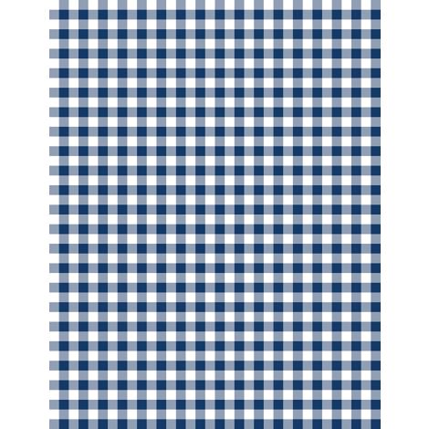 White/Navy Gingham Classics