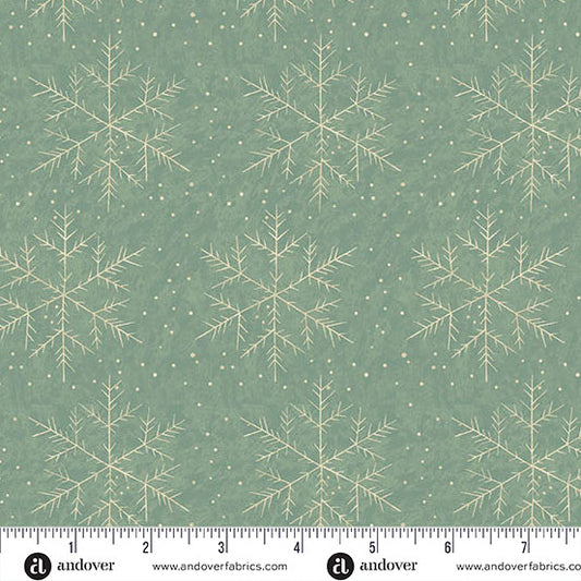 Snowfall Vintage Blue- Jingle Bell