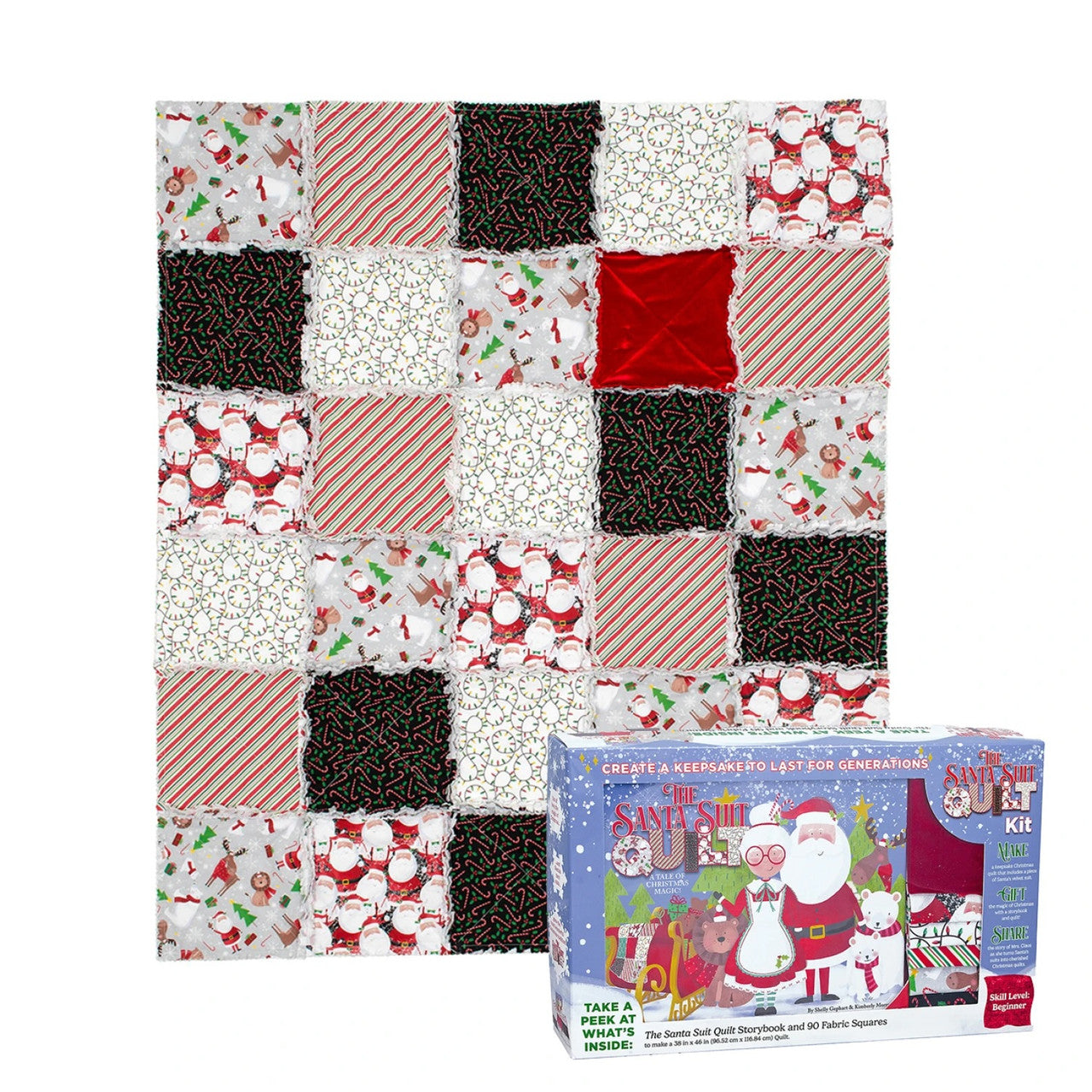The Santa Suit Quilt Kit