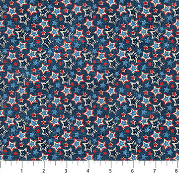 Multi Star Toss Navy-American Heartland