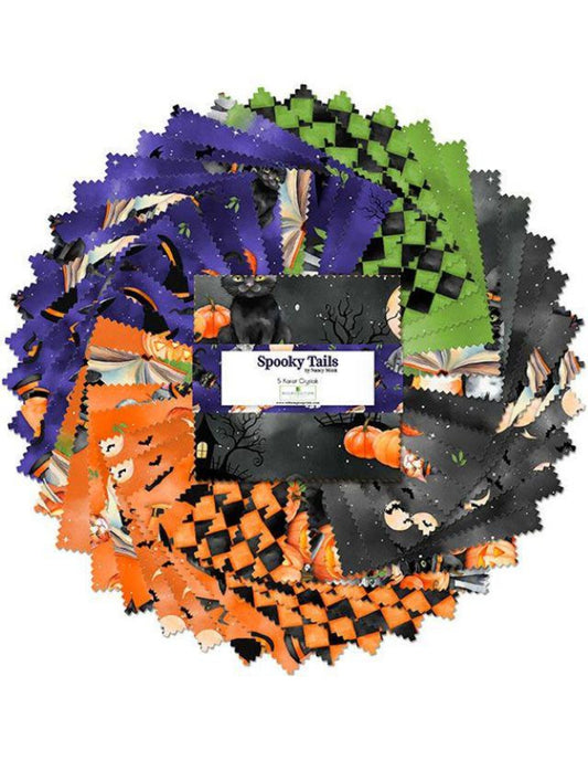 Spooky Tails- 5" Square Set