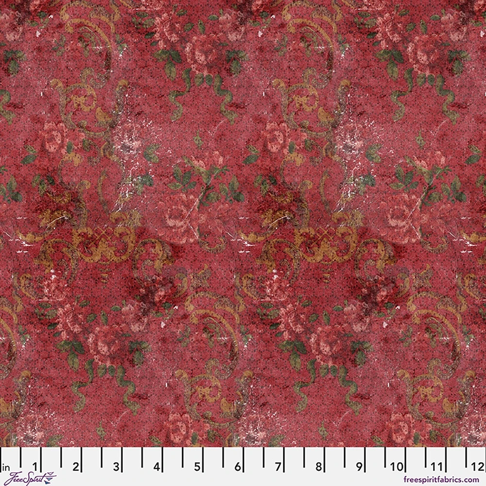Red Tapestry Canvas- Eclectic Elements