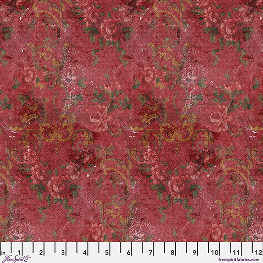 Red Tapestry Canvas- Eclectic Elements