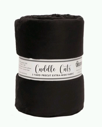 3 yard Cuddle 110" Cut- Black