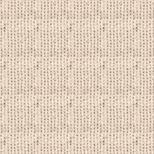 Ticking Stripe Cream/Gray- Buttermilk Wool Fancies