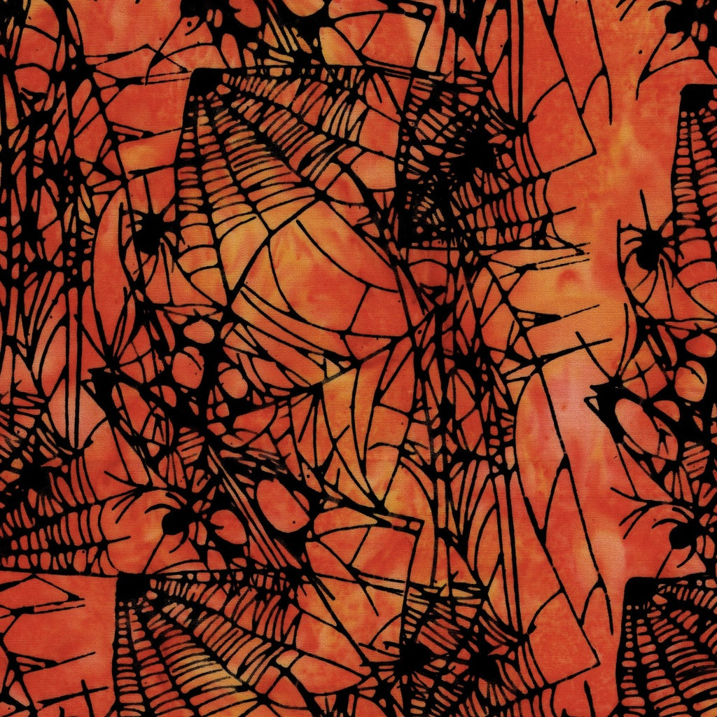 Spiders and Webs Orange Tiger- Boo Bash