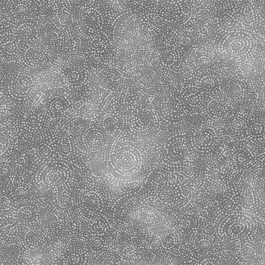 Serene Swirls Steel 108" Flannel- Solstice Flannel