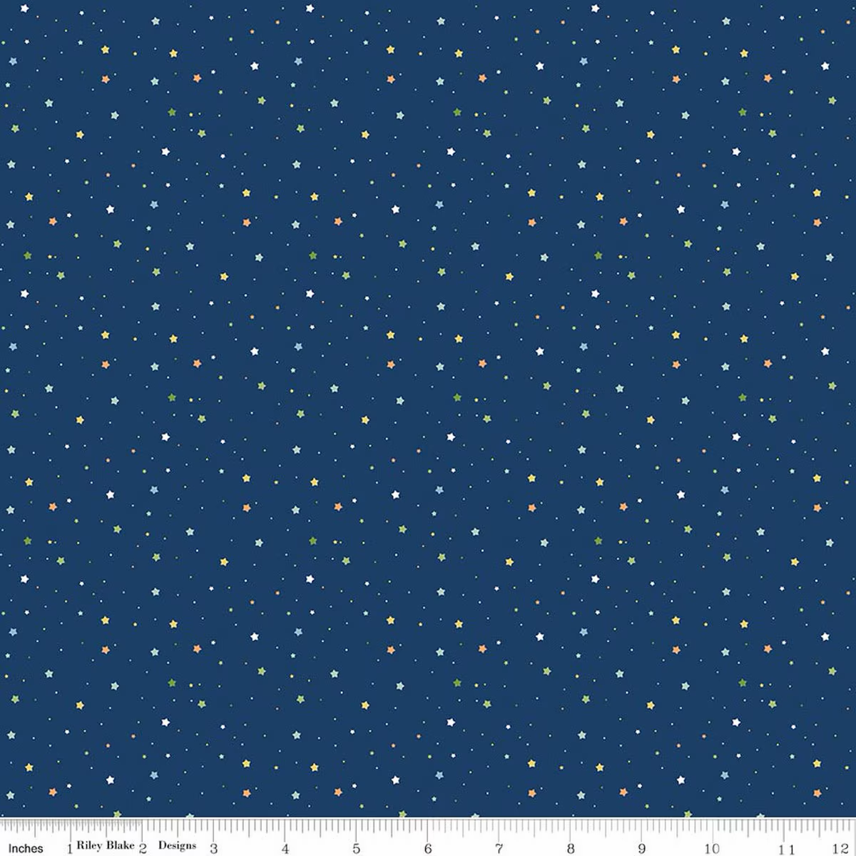 Stars Navy Flannel- I Love You to the Moon