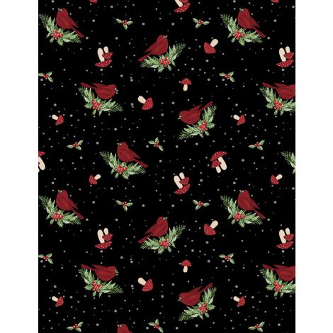 Cardinals Black- Snowy Gnomies