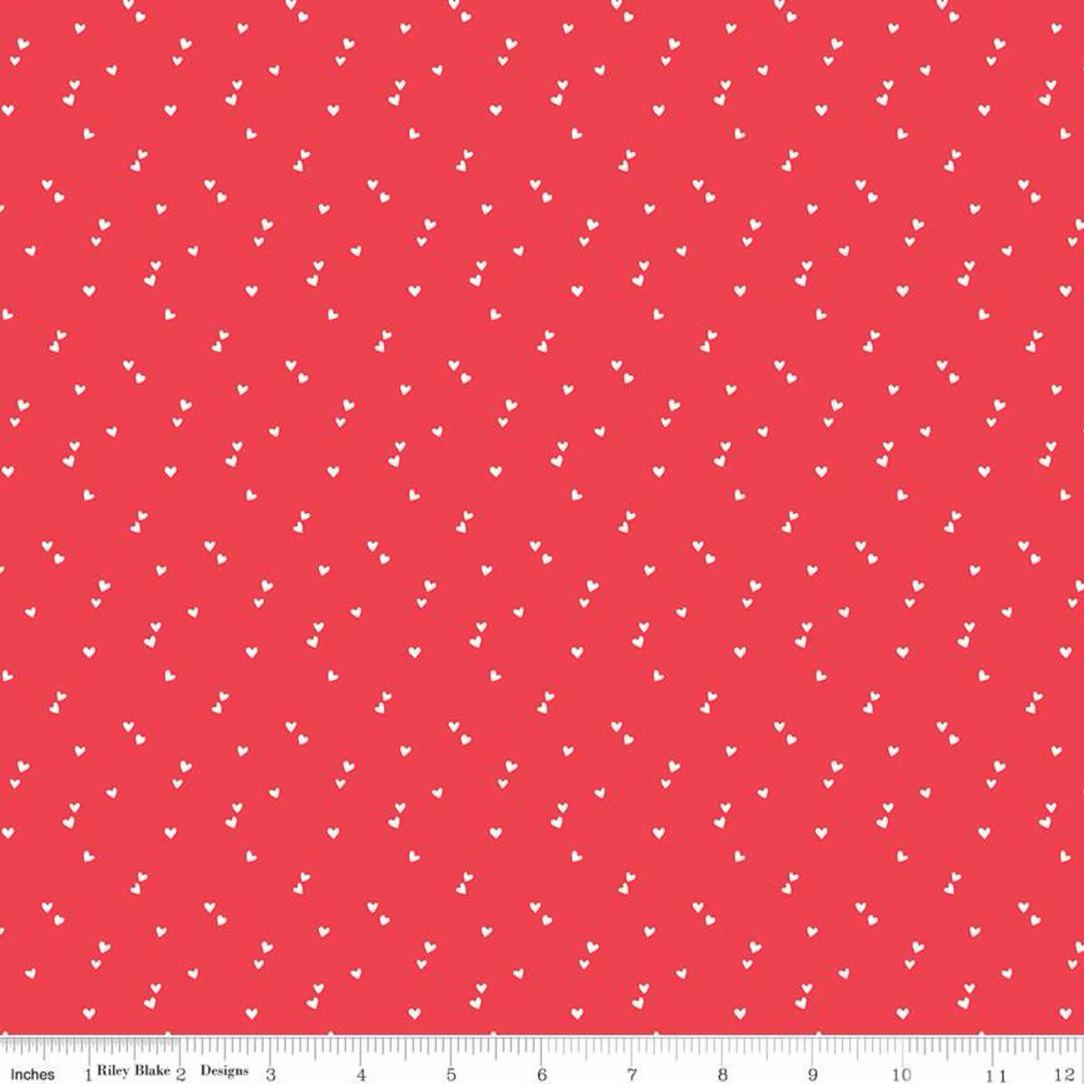 Seasonal Basics Hearts Red