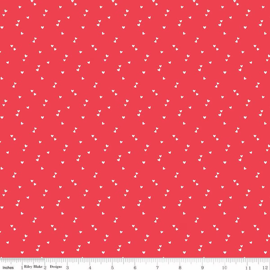 Seasonal Basics Hearts Red