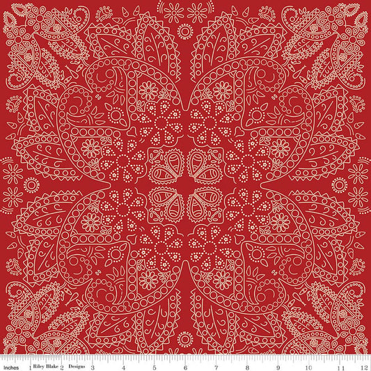Cowboys Bandana Red Flannel