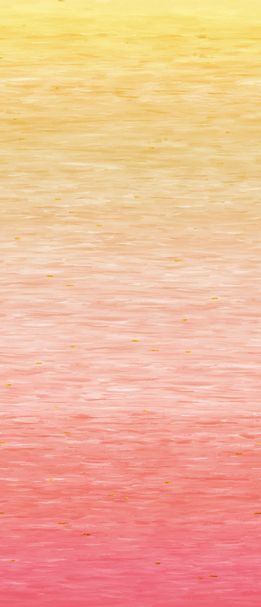 Go With the Flow- Peach Wide Backing