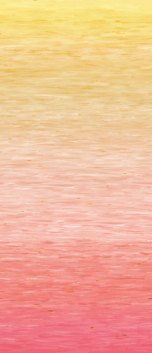 Go With the Flow- Peach Wide Backing
