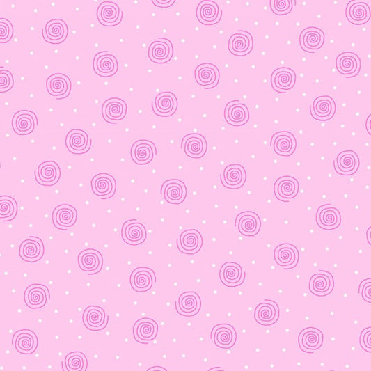 Baby Pink Swirl Flannel