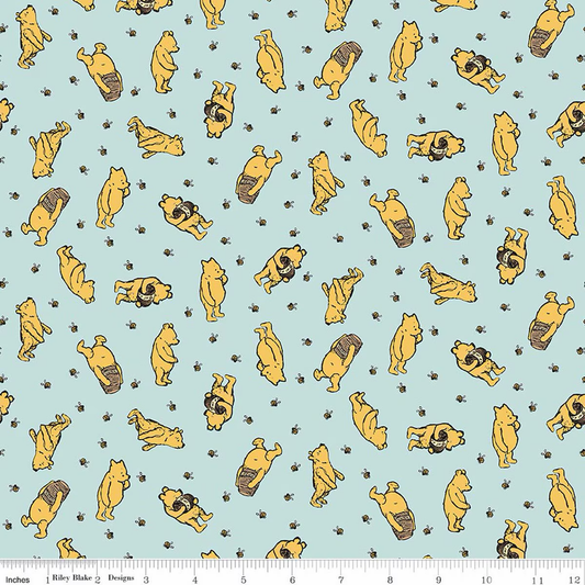 Toss Blue- Winnie the Pooh Flannel