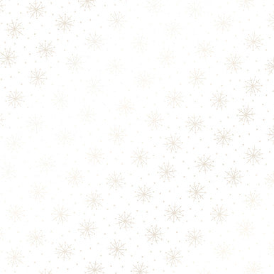 Simple Snowflakes- Pearl on Ultra White