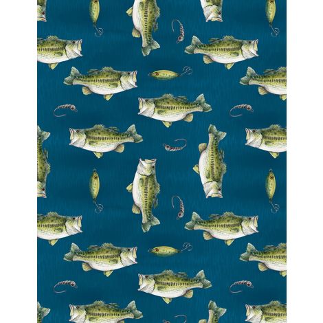 Directional Fish Toss Blue- Reeled In