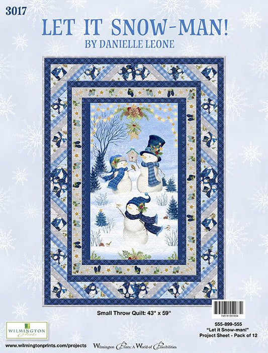 Let It Snow-Man! Quilt Kit