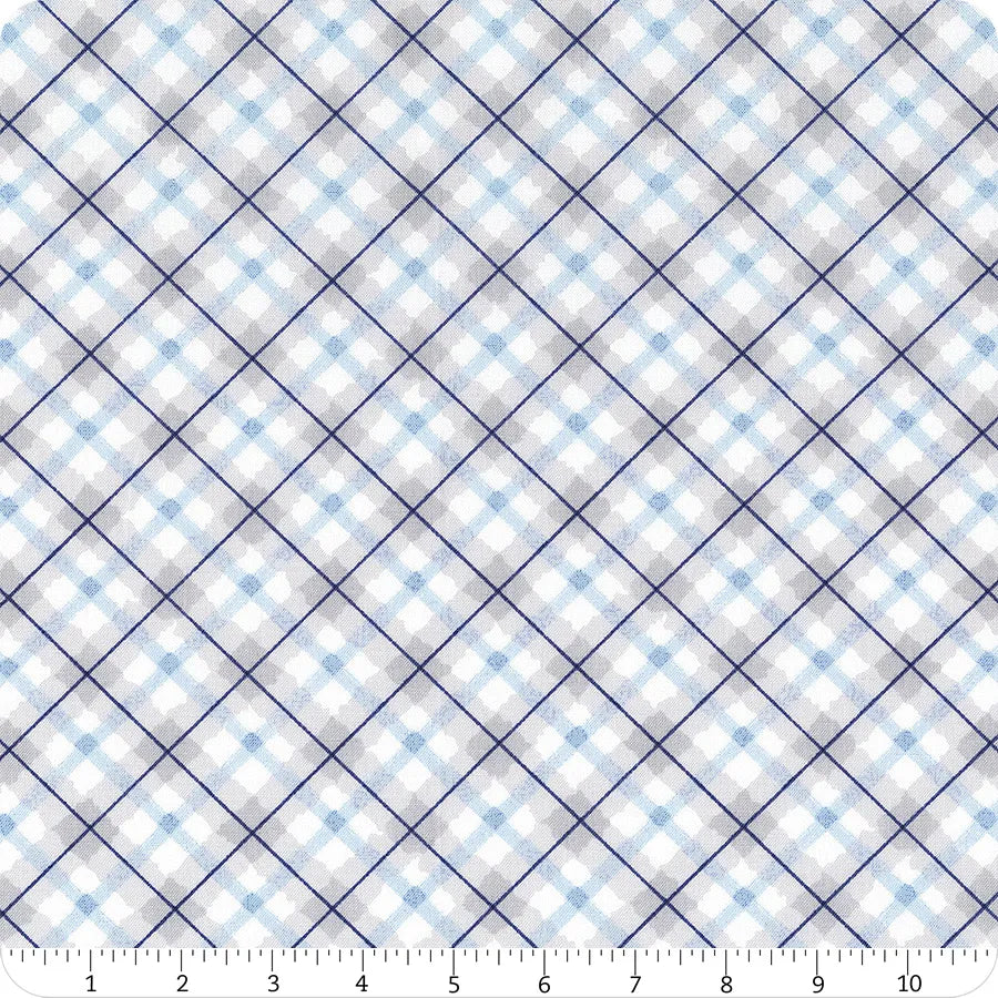 White Plaid- Let It Snow-Man!
