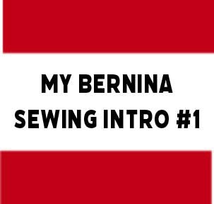 My Bernina Sewing Class 1-Boise