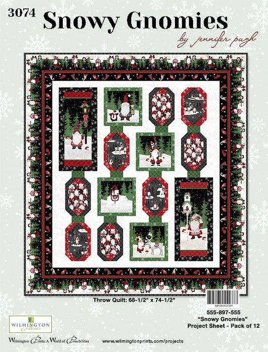 Snowy Gnomies Quilt Kit